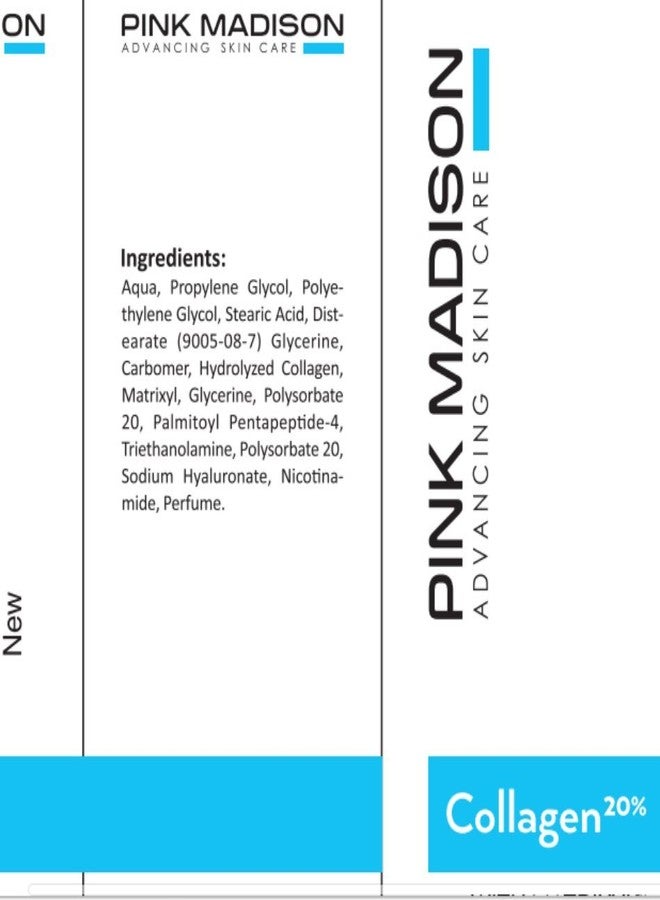 Pink Madison COLLAGEN Serum for Face - Matrixyl and Hyaluronic Acid - Luxury Anti Aging Face Serum Treatment Formula for Men and Women. Effective for Fine Lines and Under Eye Wrinkles. - Image 4